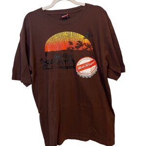 Red Stripe Brown "Welcome to Jamaica" t-Shirt